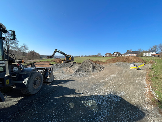 Baubeginn in Heilgersdorf